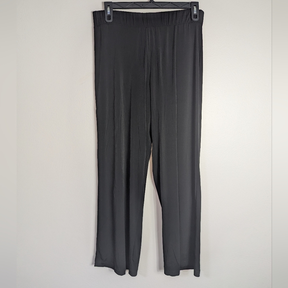 XL b-slim Black Shapewear Pull On Straight Leg Pants